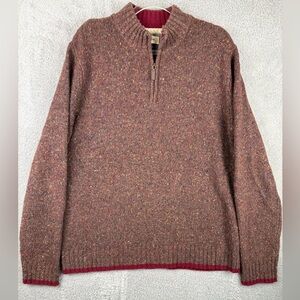 Borgo28 men’s size large sweater with half zip preowned
